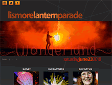 Tablet Screenshot of lanternparade.com